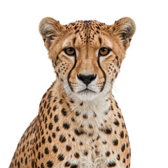 leopard in front isolated on transparent background png