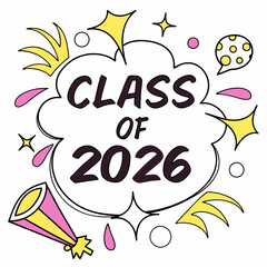 Class of 2026 graduation announcement design