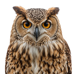 Obraz premium eagle owl isolated on transparent background