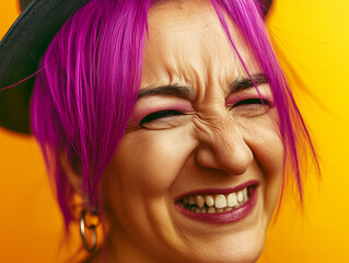 portrait of a woman wit a smile