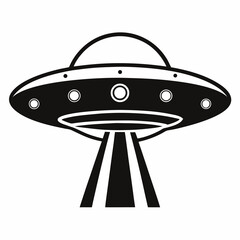 Flying Saucer Icon Design

