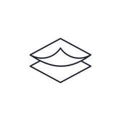 layer icon. projector Symbol sign for mobile concept and web design. Vector icon, Logo illustration, Vector graphics