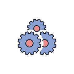 gear icon. projector Symbol sign for mobile concept and web design. Vector icon, Logo illustration, Vector graphics