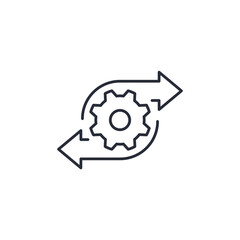 gear icon. projector Symbol sign for mobile concept and web design. Vector icon, Logo illustration, Vector graphics