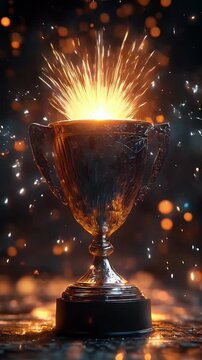 Digital trophy cup 