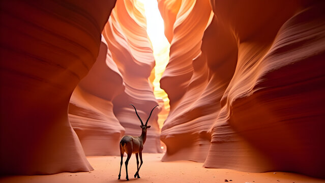Breathtaking Antelope Canyon Landscape with Stunning Natural Light for Travel Enthusiasts and Nature Lovers Seeking Unique Photography Opportunities antelope