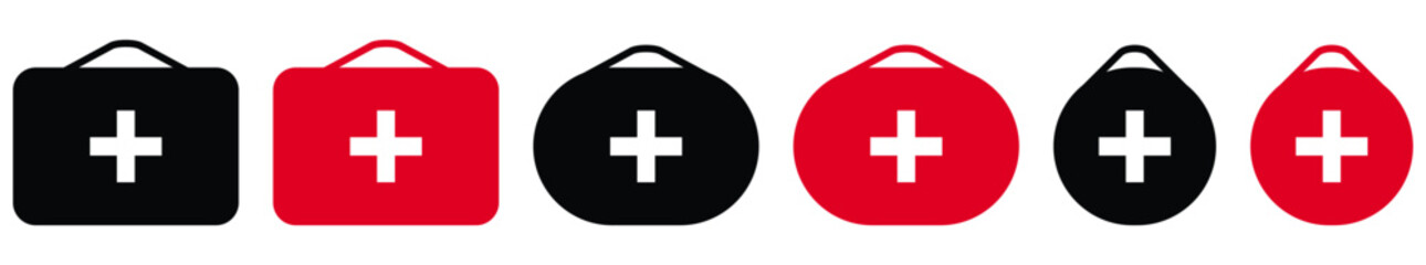 Doctor man Nurse Woman Hospital Medical Medicine Injection Microscope Laboratory MRI Stethoscope Health Healthcare Patient DNA vector illustration.