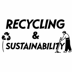 Recycling sustainability eco friendly clean design element