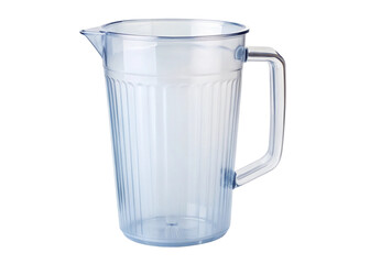 Plastic pitcher  isolated on white background