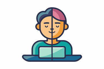 split face screen mindfulness