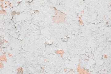 Peeling paint texture on old wall surface
