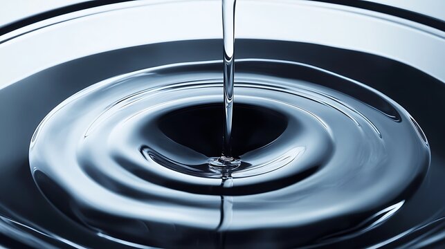 A close-up of a drop of liquid reacting with a solid in a petri dish