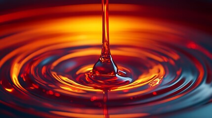 A close-up of a drop of liquid reacting with a solid in a petri dish