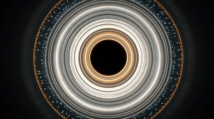 AI Assistant Visualization with Orb Core and Data Rings