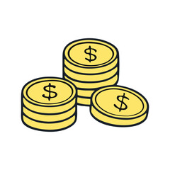 Finance Icons Set – Money, Budget, Investment, Currency, Accounting

