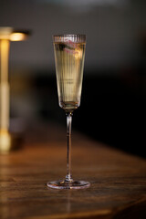 glass of champagne