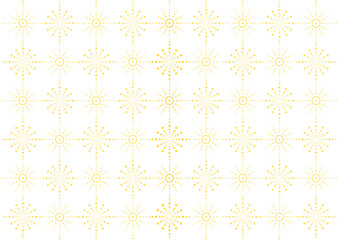 黄色い花火模様の背景イラスト