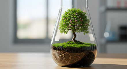 tree in a vase