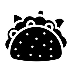 Mexican Food Vector Glyph Icon Design