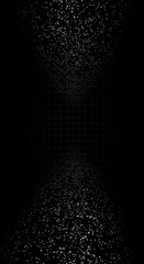 Obraz premium Abstract Background with Sparkles Dark Elegant Black and White Design