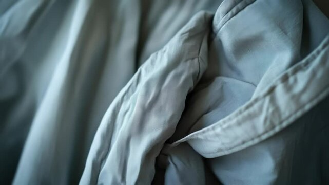 Close-up of a man's dress shirt with a tie, suitable for business or formal occasions.