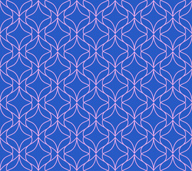 Seamless art deco abstract pattern. Geometric modern background. Vector illustration.