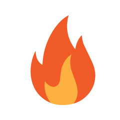 Flame Icon suitable for various Creative Projects and Design purposes