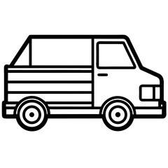 vector truck icon