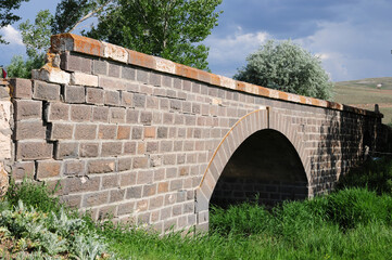 Historical Mancilik Village Bridge in Sivas, Turkey