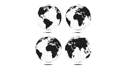 A Look at the World in Various Perspectives Geographic Views and Locations
