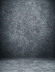 Dark charcoal-gray textured backdrop with slight grunge, moody studio studio portrait setting 3
