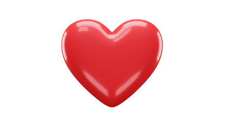 Fototapeta premium Red Heart Shape A Symbol of Love, Romance, and Valentine's Day