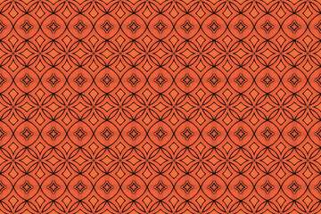 Seamless Cloth Luxury Tile Shape Decoration Template Graphic Digital Endless Symmetric Background Fabric Texture Perspective Fashion Wallpaper Visual Art Interior Design Geometric Textile Pattern.