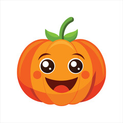 Cheerful Fall Pumpkin Cartoon Design