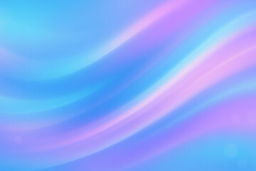 Obraz premium Soft Blue and Purple Gradient Wave Background – Abstract Flowing Light Lines with Pastel Glow for Digital Art, Website Design, Modern Wallpaper, and Creative Visual Content