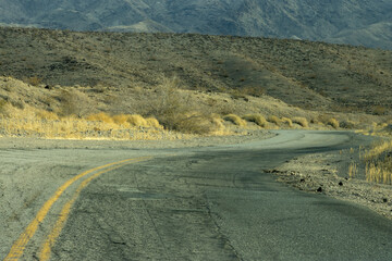windy road coming back from Willow Beach