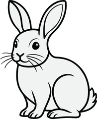Obraz premium Rabbit illustration vector design