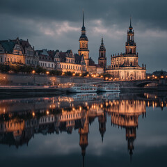 Fototapeta premium dresden, sachsen,, elbe, brücke, architektur, prag, stadt, fluss, europa, bauwerk, wasser, burg, pueblo, brücke, kirche, anreisen, orientierungspunkt, alt, emporragen, tschechisch, stockholm, moldau,