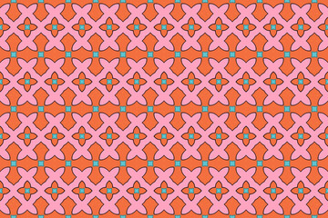 Seamless Cloth Luxury Tile Shape Decoration Template Graphic Digital Endless Symmetric Background Fabric Texture Perspective Fashion Wallpaper Visual Art Interior Design Geometric Textile Pattern.