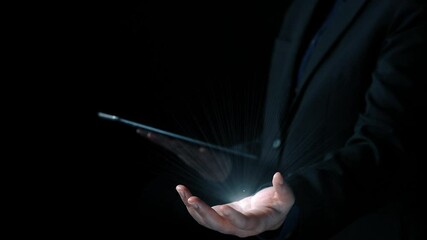 Business person transforms online banking, employing tech for innovative finance solutions. Streamlining banking and finance processes, Technology elevates online banking to new heights. UUID - Powered by Adobe