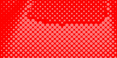 Trendy texture with colorful cover design template paper color halftone with geometric background, red and white, grey of seamless circle monochrome texture pop art overlay dotted halftone background.
