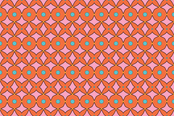 Seamless Cloth Luxury Tile Shape Decoration Template Graphic Digital Endless Symmetric Background Fabric Texture Perspective Fashion Wallpaper Visual Art Interior Design Geometric Textile Pattern.