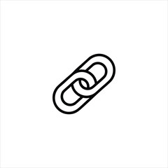 Industrial Chain Link Line Icon