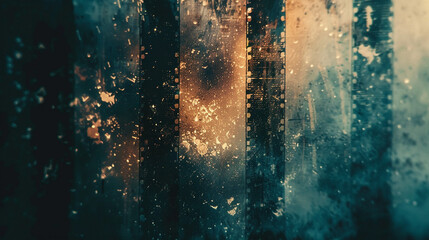 Faded photographic film texture with light leaks and grain noise.