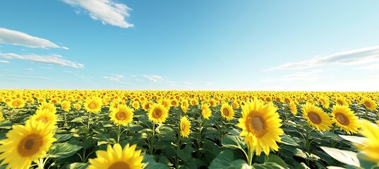 Golden Dreams Stretching Toward Endless Blue Skies