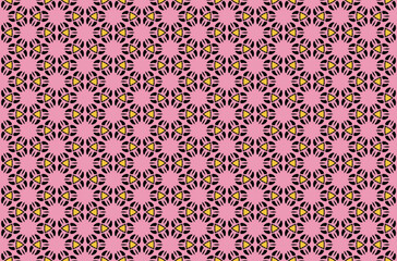 Seamless Cloth Luxury Tile Shape Decoration Template Graphic Digital Endless Symmetric Background Fabric Texture Perspective Fashion Wallpaper Visual Art Interior Design Geometric Textile Pattern.