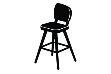 high chair vector icon