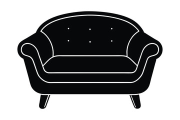 sofa isolated on white background