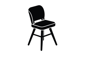 baby chair vector icon