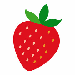 Fototapeta premium strawberry isolated on white background